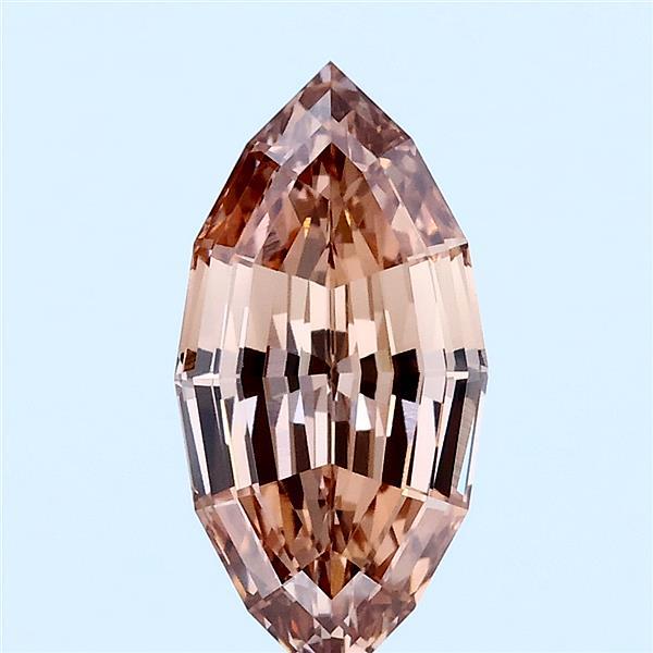 2.10 ct Octagonal lab grown diamond FANCY BROWN VS1
