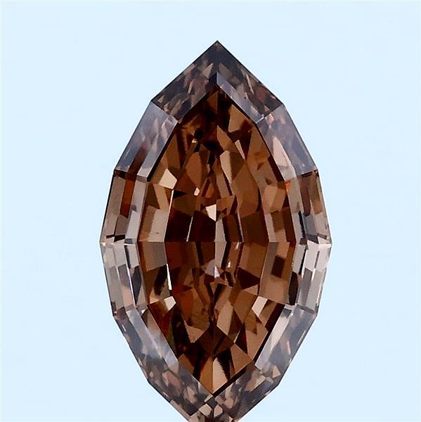2.01 ct Octagonal lab grown diamond FANCY BROWN VS2