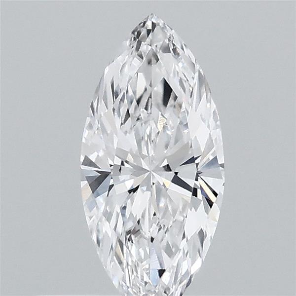 Actual 0.33 carat D Marquise lab-grown diamond