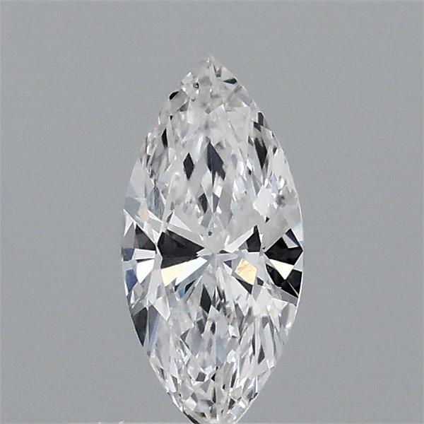 Actual 0.33 carat D Marquise lab-grown diamond