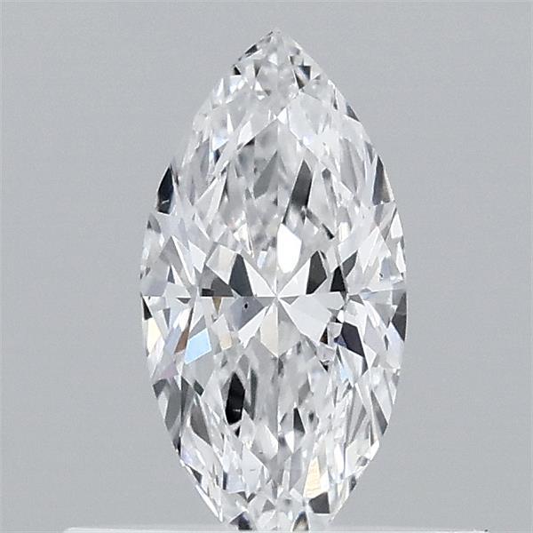 Actual 0.34 carat D Marquise lab-grown diamond