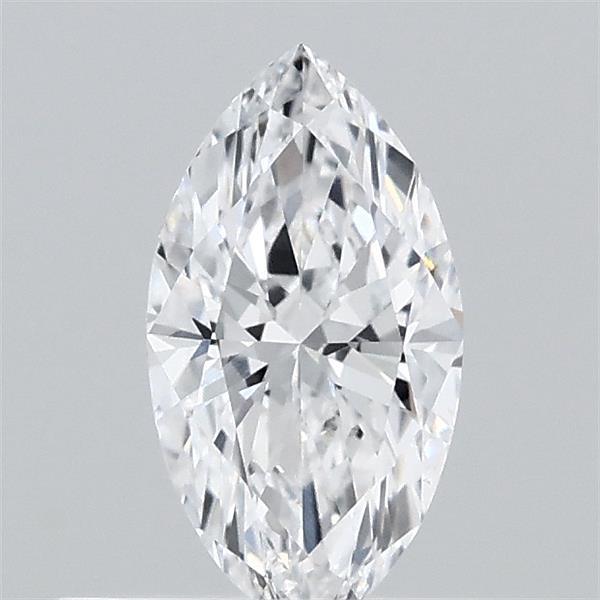 Actual 0.34 carat D Marquise lab-grown diamond