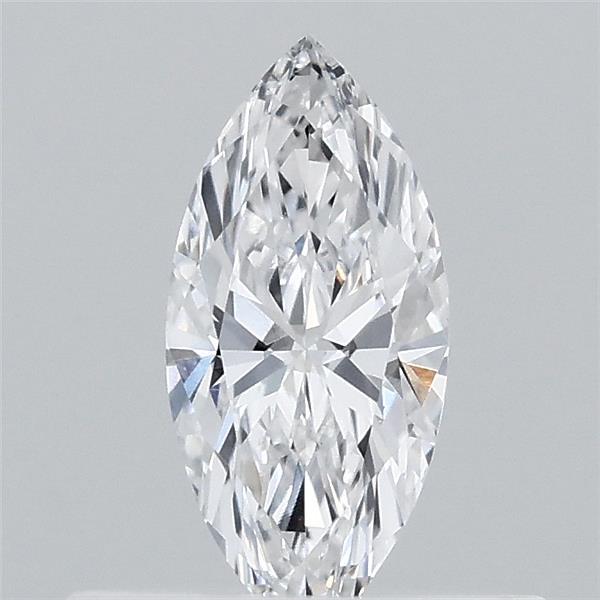 Actual 0.33 carat E Marquise lab-grown diamond