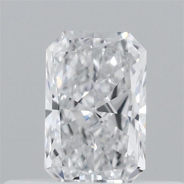 Actual 0.34 carat D Radiant lab-grown diamond