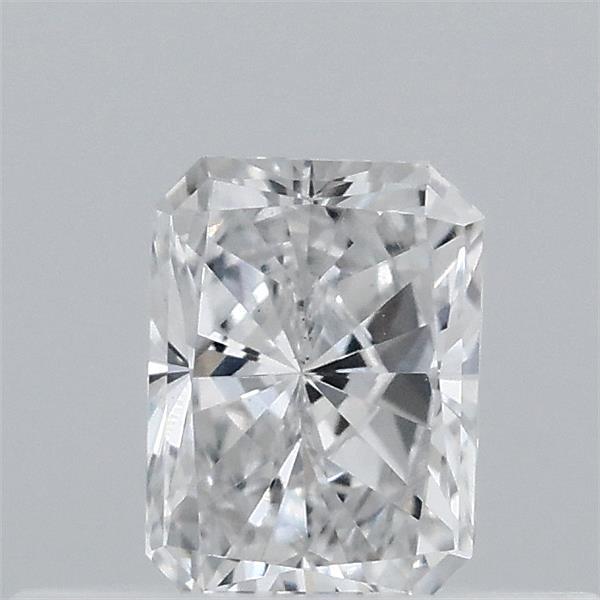 Actual 0.31 carat D Radiant lab-grown diamond
