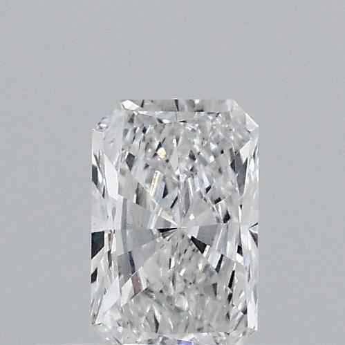 Actual 0.31 carat E Radiant lab-grown diamond