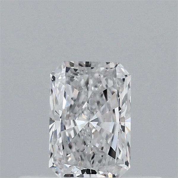 Actual 0.34 carat D Radiant lab-grown diamond