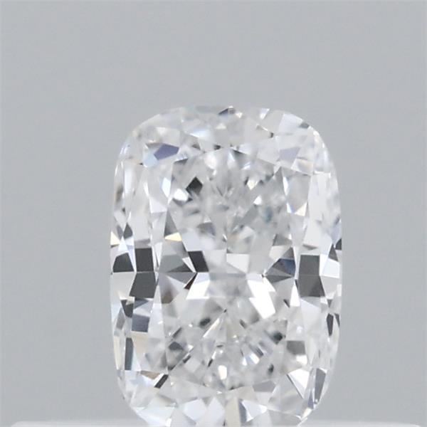 Actual 0.32 carat D Cushion lab-grown diamond