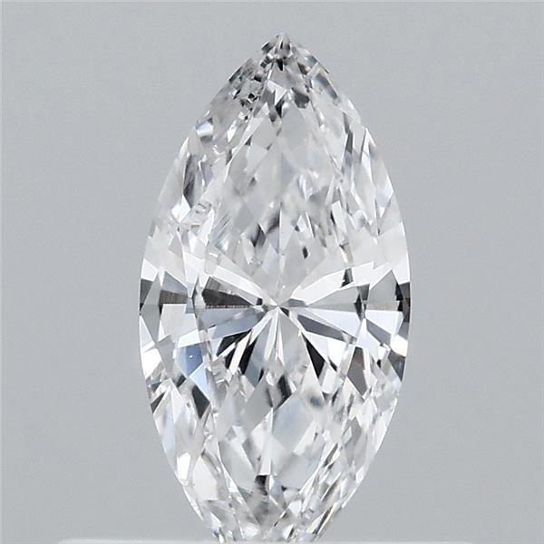 Actual 0.34 carat D Marquise lab-grown diamond