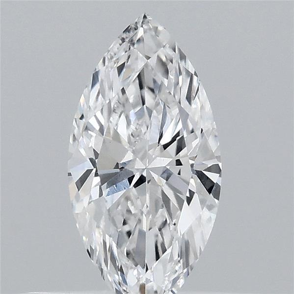 Actual 0.33 carat D Marquise lab-grown diamond