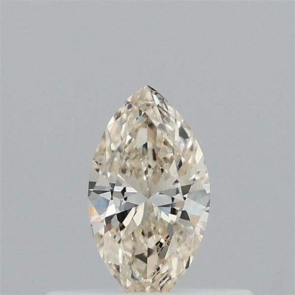 Actual 0.28 carat Fancy Light Yellow Marquise lab-grown diamond