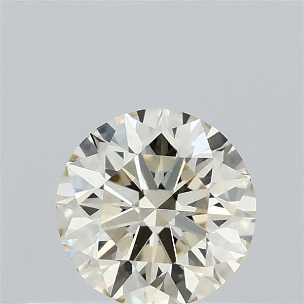 Actual 0.36 carat Y Round lab-grown diamond
