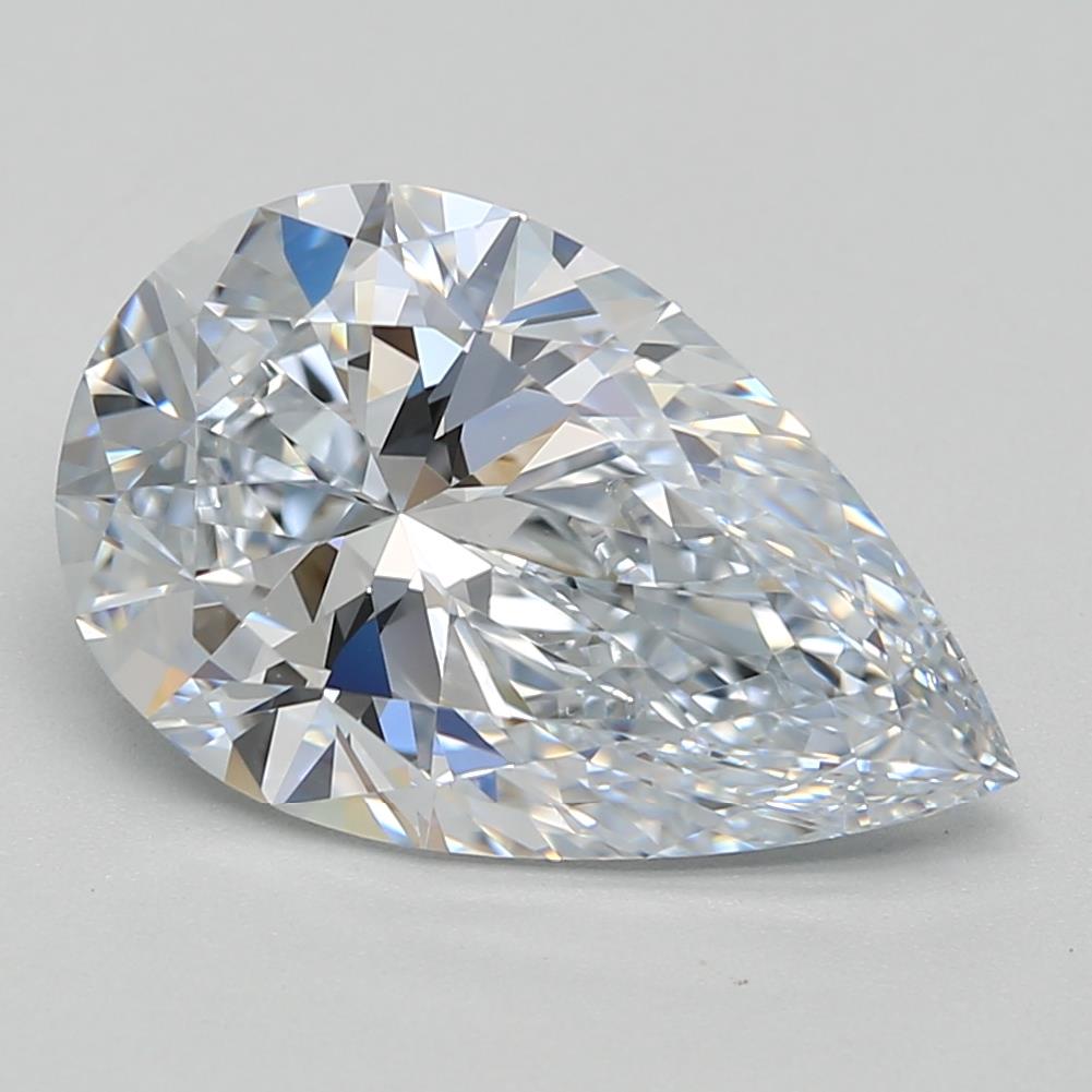 3.12 Carat Pear Cut Lab Diamond