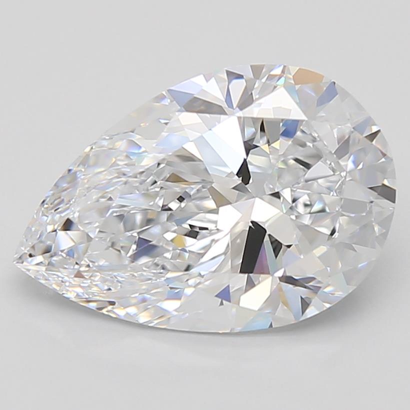 2.89 Carat Pear Cut Lab Diamond