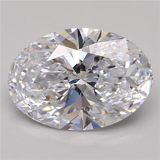 Oval 5.92ct D IF