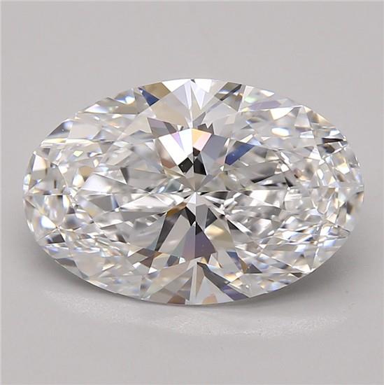Oval 4.08ct D VVS1