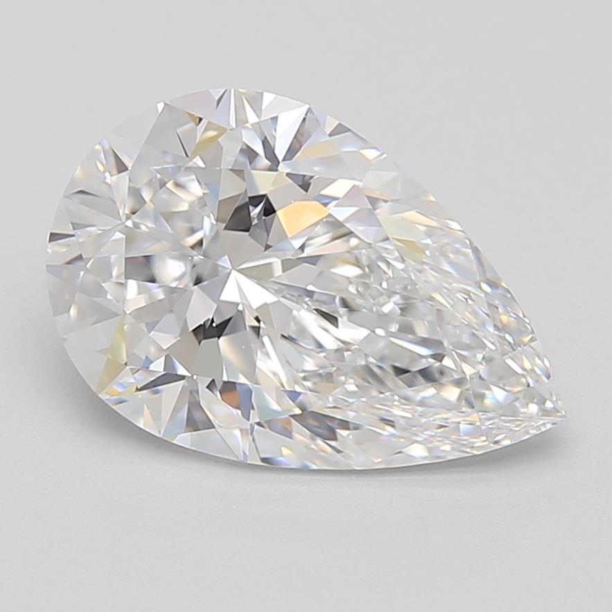 2.82 Carat Pear Cut Lab Diamond