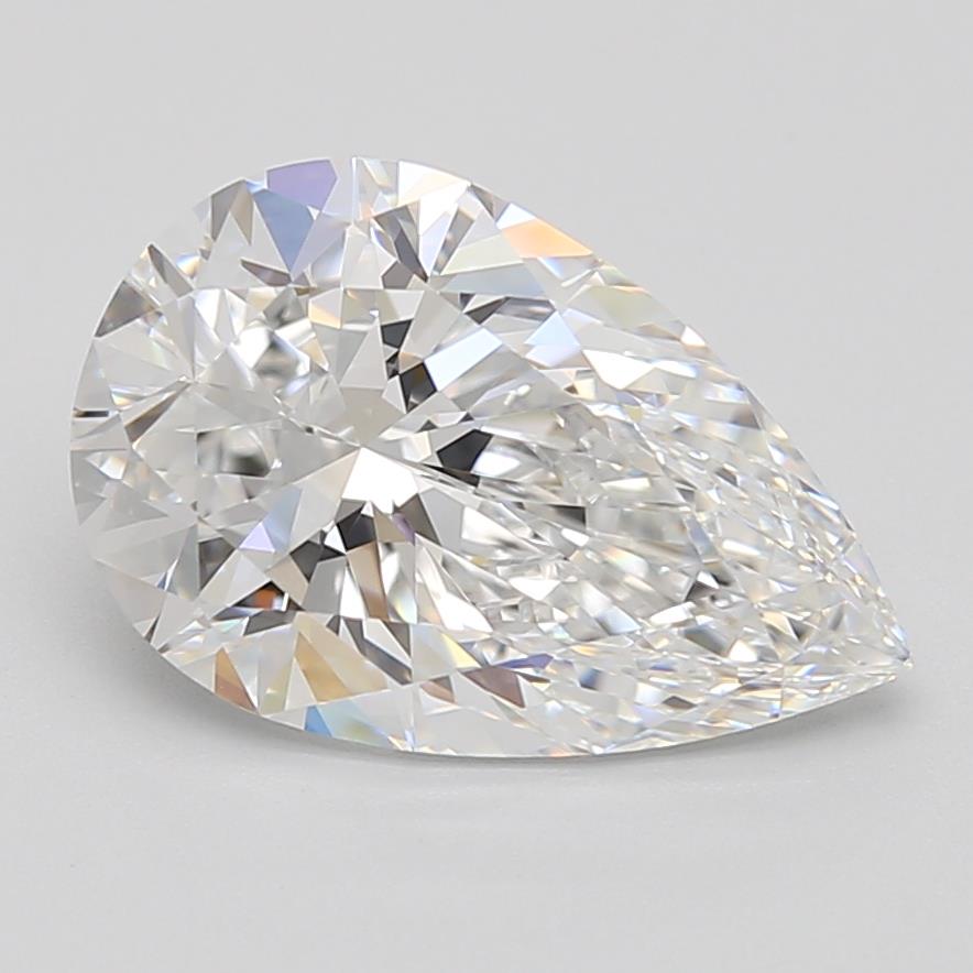 2.82 Carat Pear Cut Lab Diamond