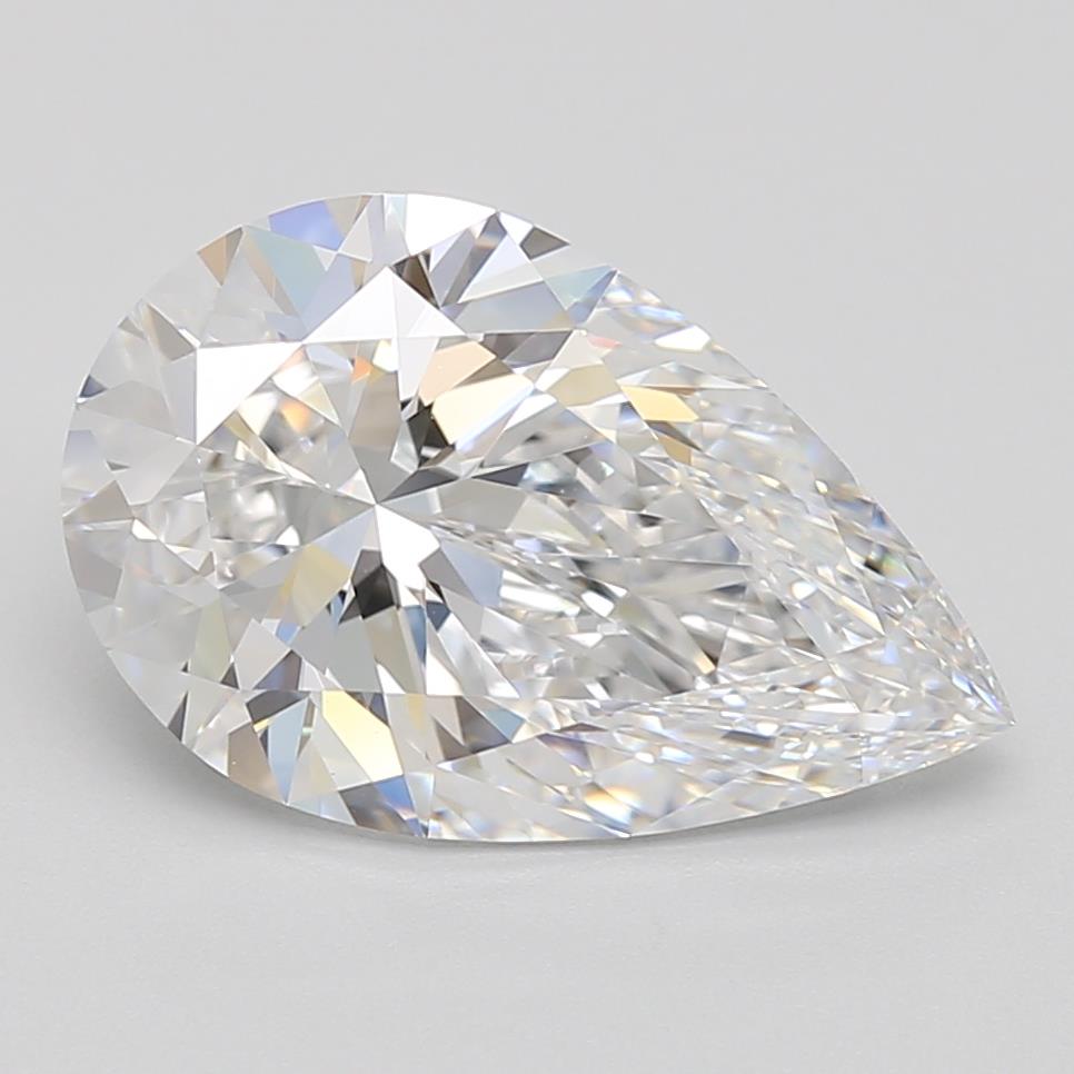 3.58 Carat Pear Cut Lab Diamond