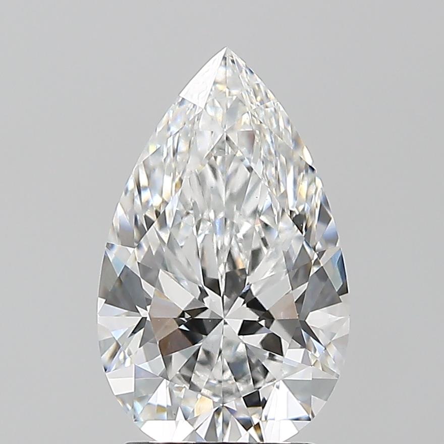 2.5 Carat Pear Cut Lab Diamond