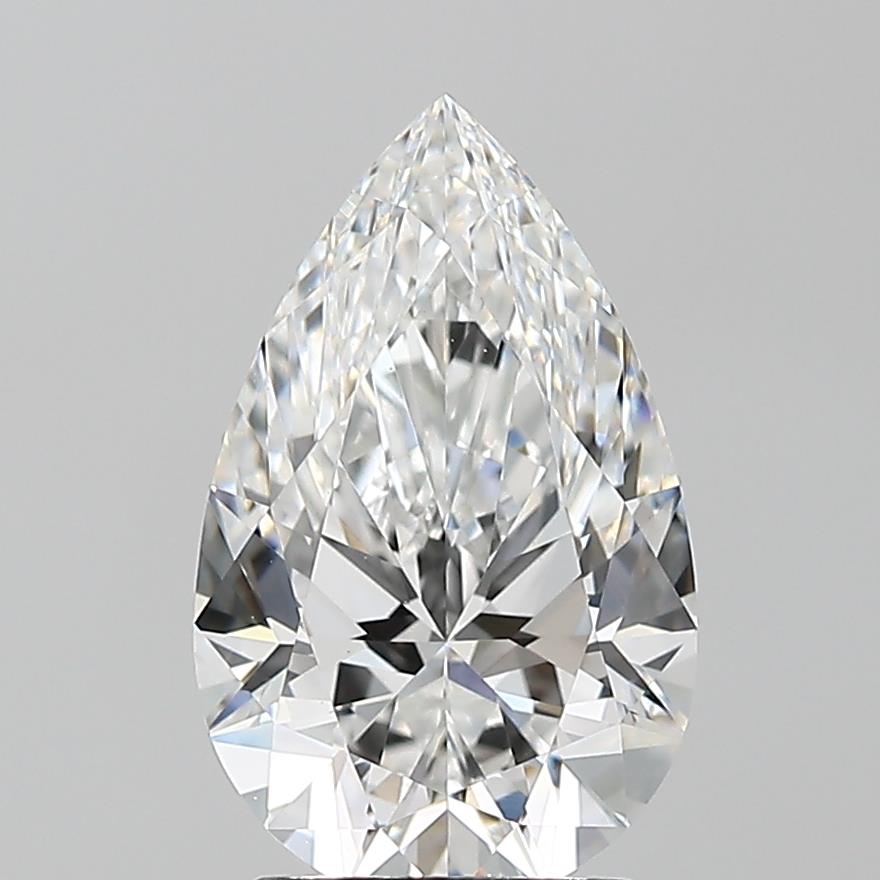 2.55 Carat Pear Cut Lab Diamond