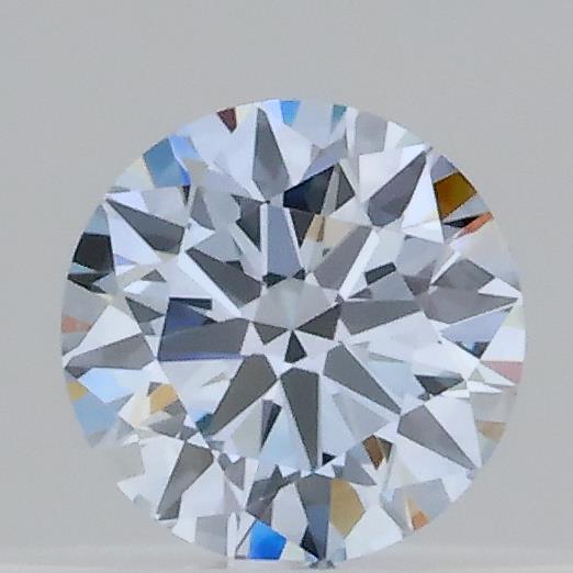 Actual 0.21 carat Light Blue Round lab-grown diamond