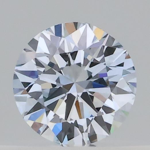Actual 0.22 carat Fancy Light Blue Round lab-grown diamond
