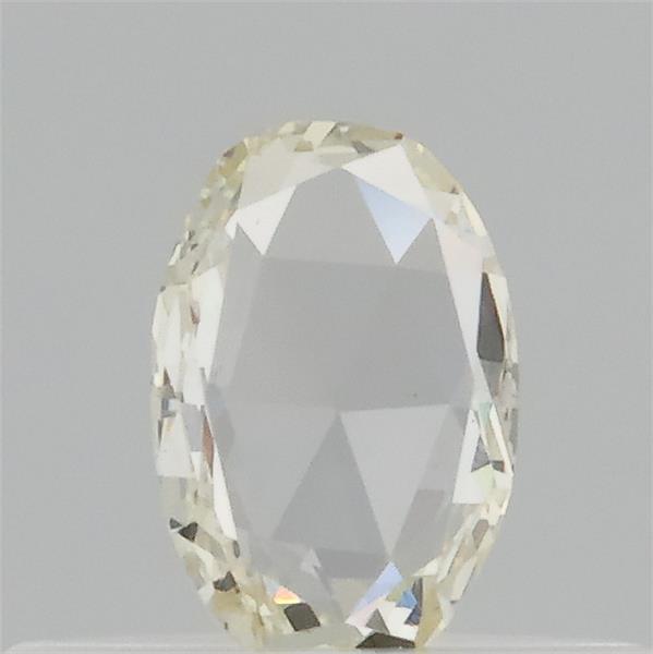 Actual 0.2 carat J Oval lab-grown diamond