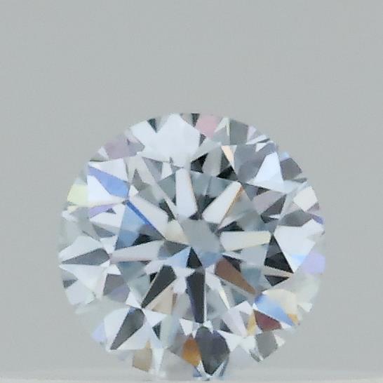Actual 0.19 carat G Round lab-grown diamond