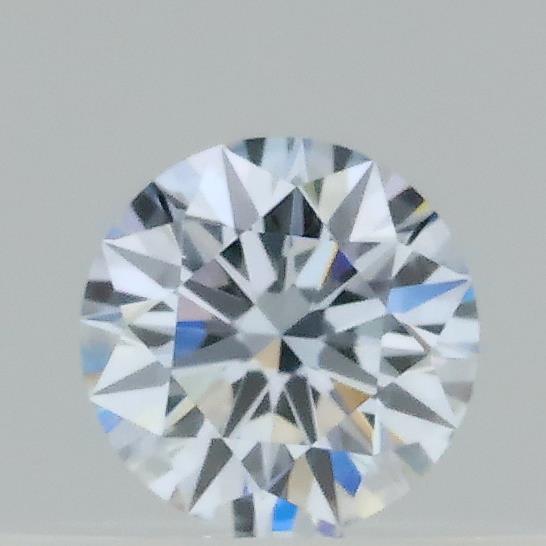 Actual 0.21 carat G Round lab-grown diamond