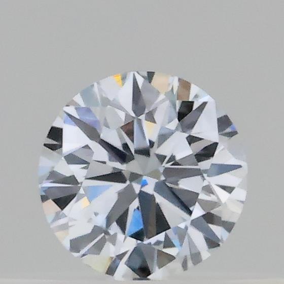 Actual 0.22 carat Fancy Light Blue Round lab-grown diamond