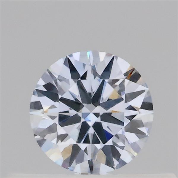 Actual 0.29 carat Fancy Light Blue Round lab-grown diamond