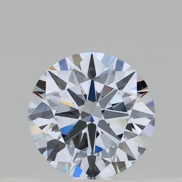 Actual 0.23 carat Fancy Light Blue Round lab-grown diamond