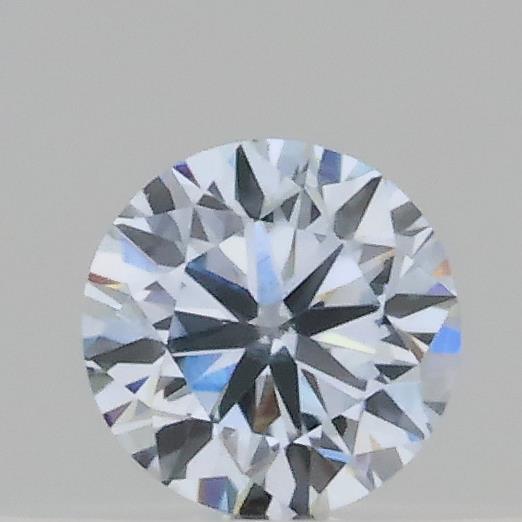 Actual 0.18 carat Fancy Light Blue Round lab-grown diamond