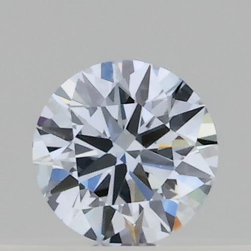 Actual 0.15 carat Fancy Light Blue Round lab-grown diamond