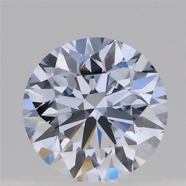 Actual 0.28 carat Fancy Light Blue Round lab-grown diamond