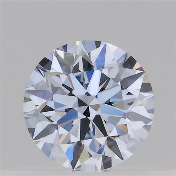 Actual 0.28 carat Fancy Light Blue Round lab-grown diamond