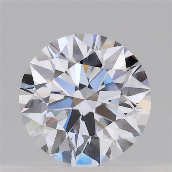 Actual 0.29 carat Light Blue Round lab-grown diamond