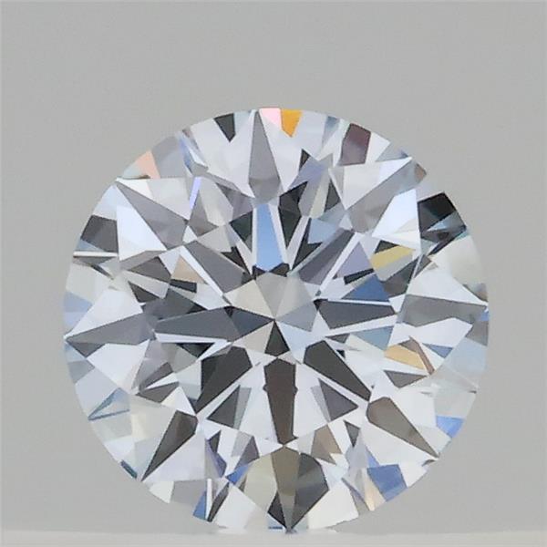 Actual 0.29 carat Light Blue Round lab-grown diamond