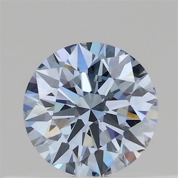 Actual 0.33 carat Fancy Blue Round lab-grown diamond