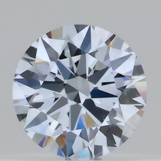 Actual 0.22 carat Light Blue Round lab-grown diamond