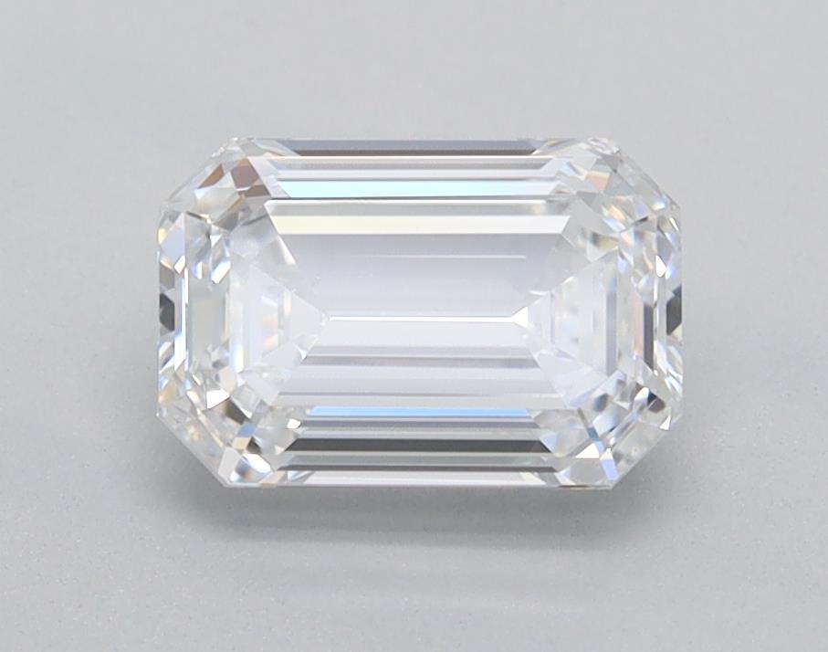 1.00 Carat D-VVS2 Ideal Emerald Diamond