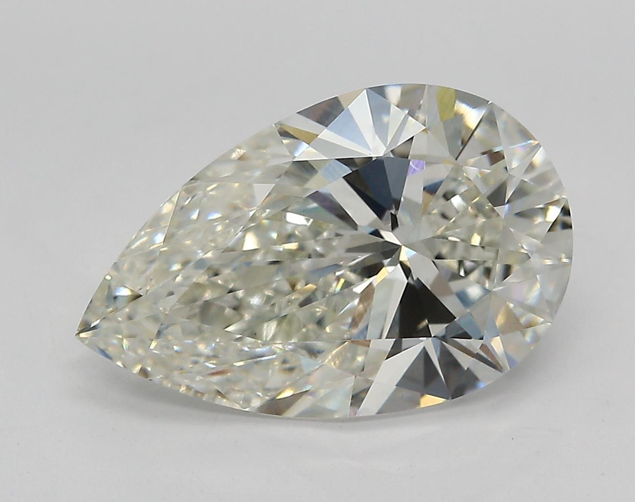 4.04 Carat Pear Cut Lab Diamond