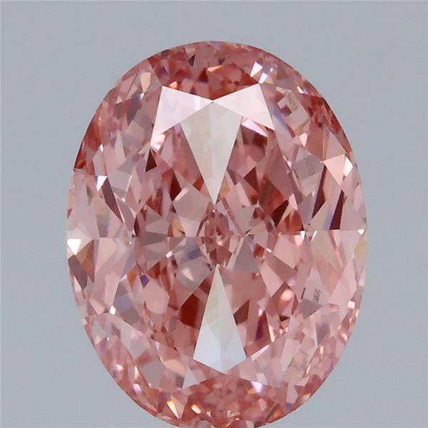 2.95ct Oval lab grown diamond