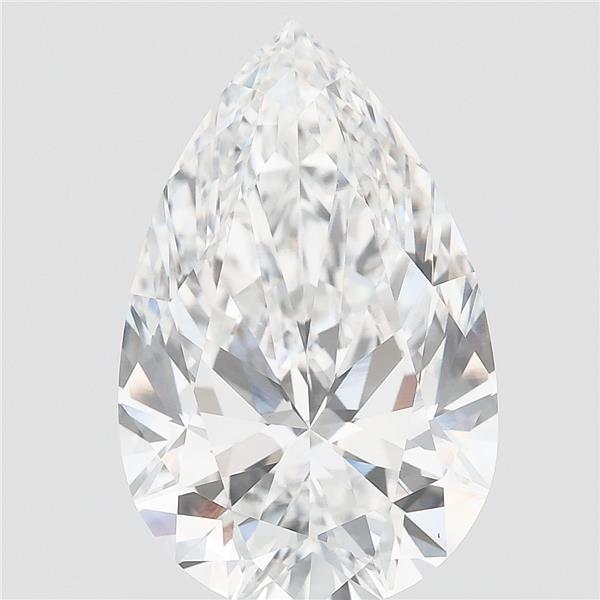 5.53ct Pear lab grown diamond