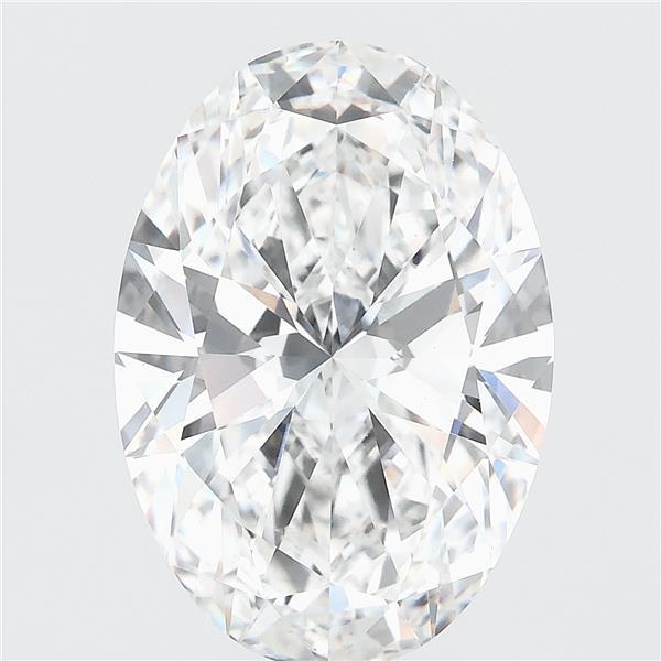 5.52ct Oval lab grown diamond