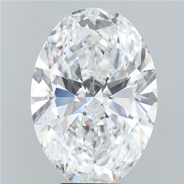 7.09ct Oval lab grown diamond