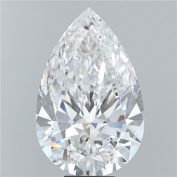 9.53ct Pear lab grown diamond