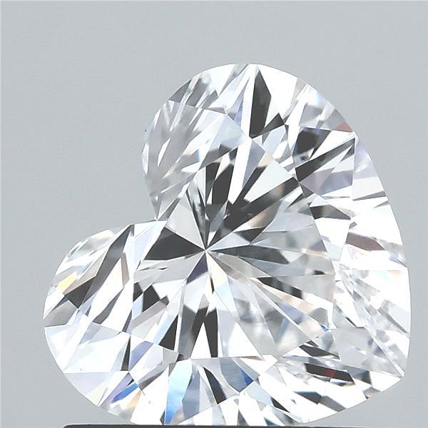 1.08ct Heart lab grown diamond