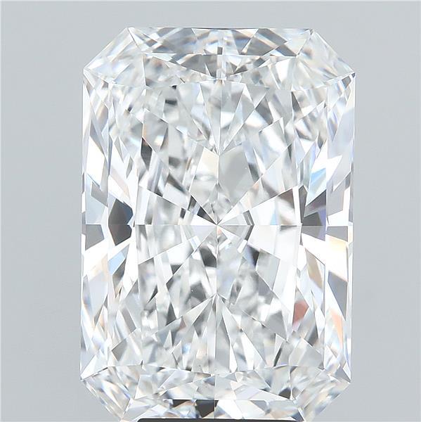 7.60ct Radiant lab grown diamond